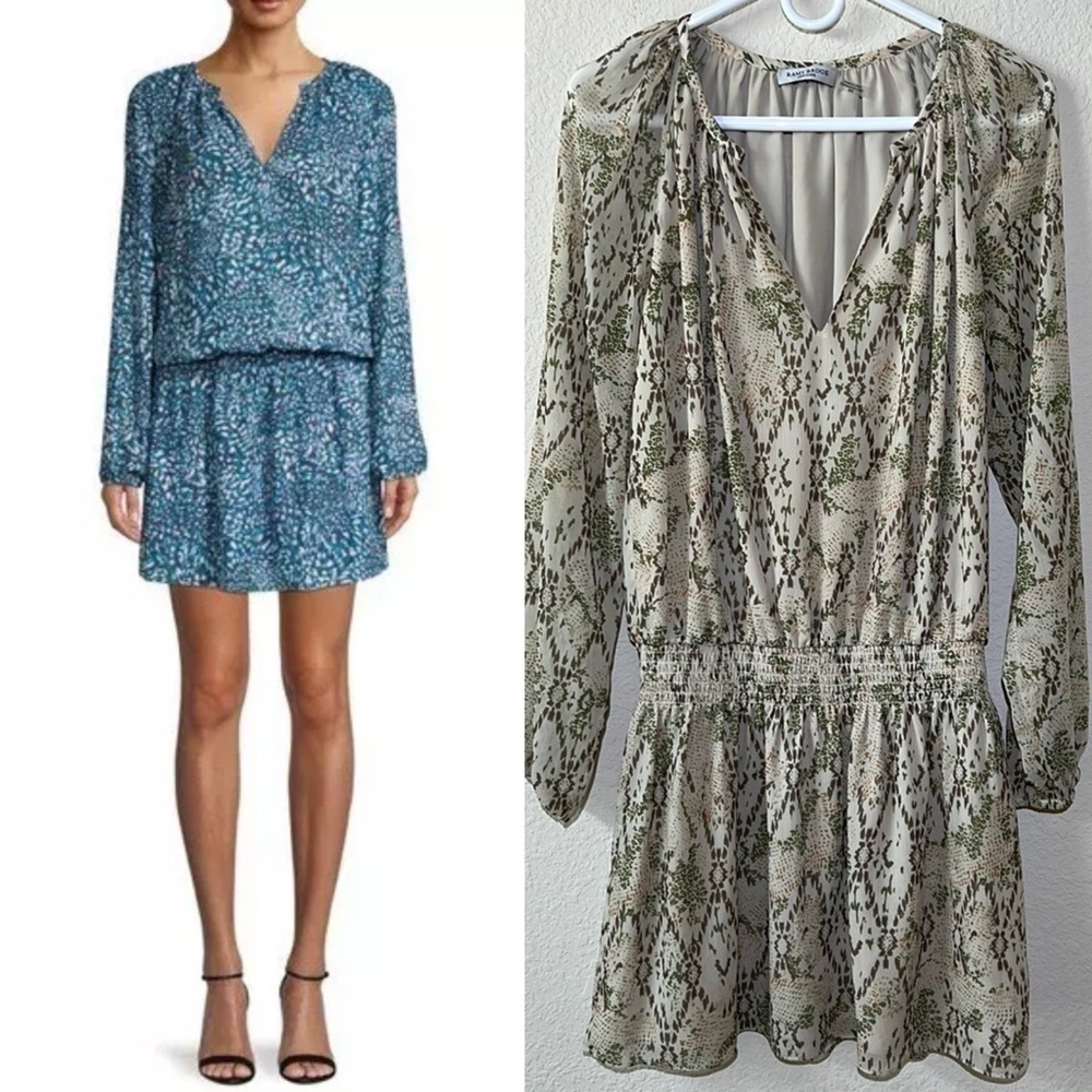 Ramy Brook Anika Printed Mini Dress Landa